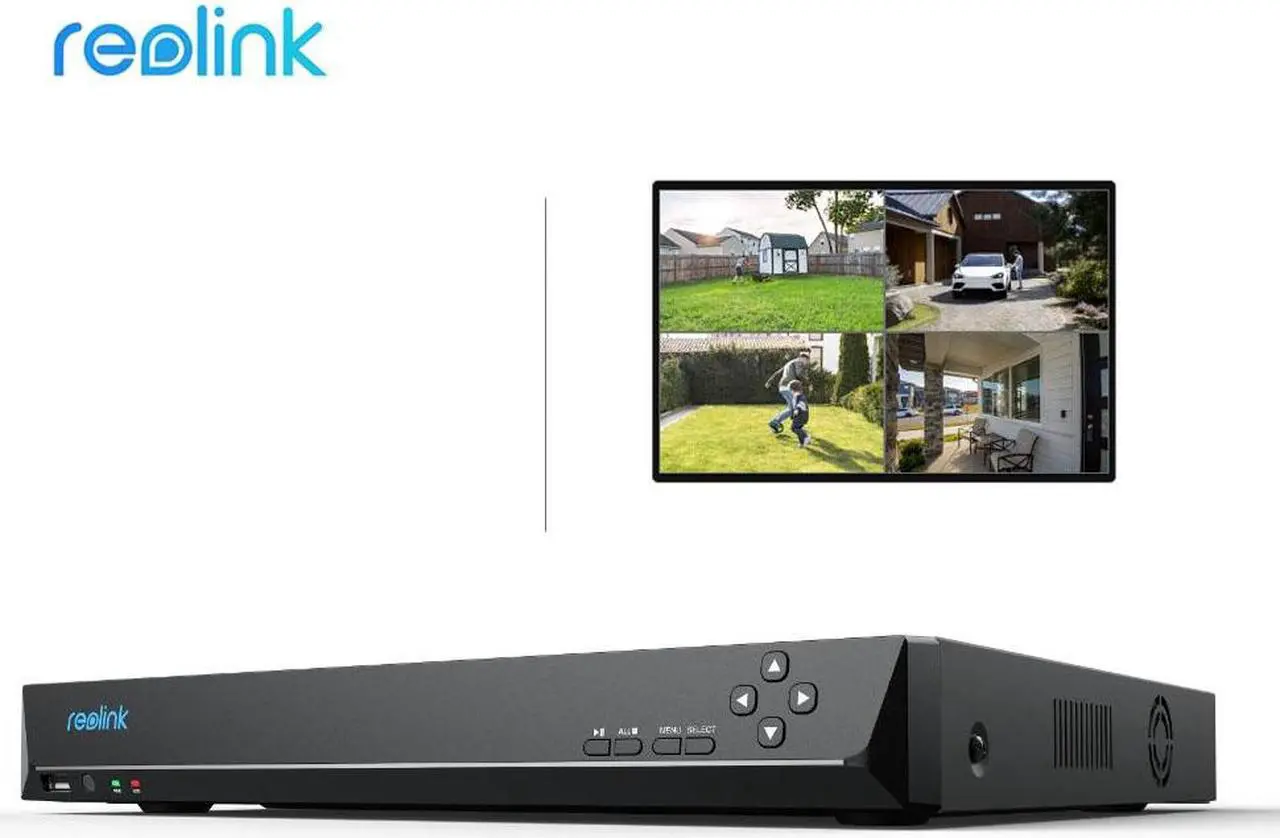Main image of REOLINK 36 Channel 12MP PoE NVR Video Recorder, Capacity Up to 48TB Supports 6K 4K 5MP 4MP PoE/WiFi Cameras, Alarm In/Out 2-Way Audio