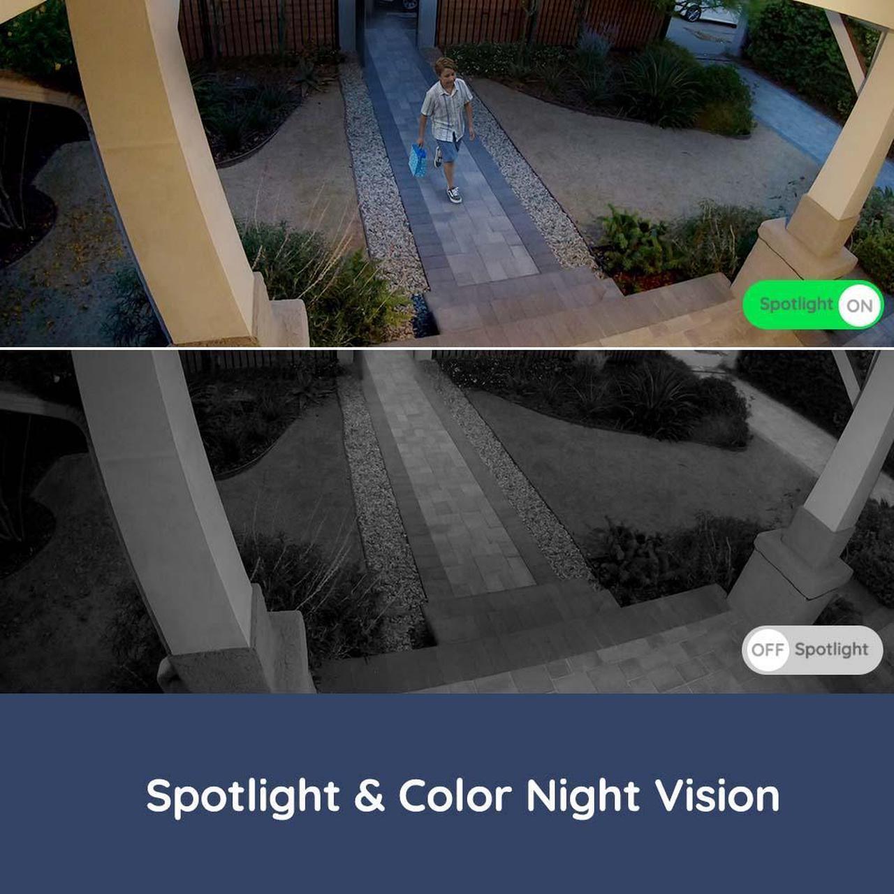 Alt view image 3 of 7 - Reolink RLC-1212A 12MP 6K PoE Bullet Security Camera with Powerful Spotlight, Smart Person/Vehicle Detect, 2-way Audio 2 Cameras