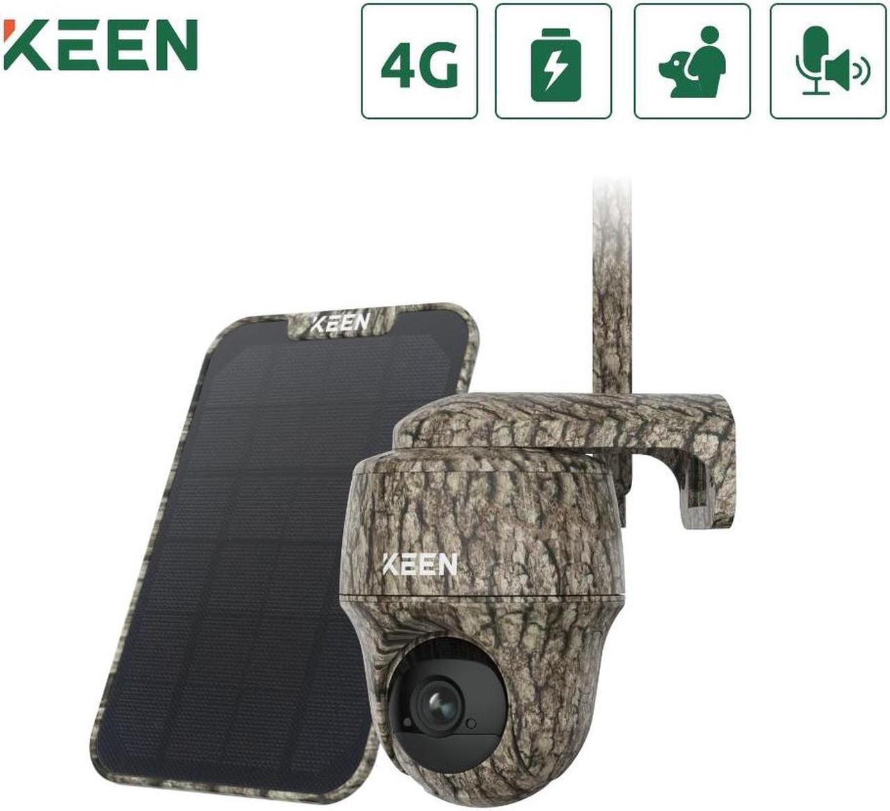 Main image of Reolink KEEN Cellular Trail Camera Wireless Outdoor, 3G/4G LTE, Solar Powered Game Camera with 360° Pan Tilt, 2K Night Vision, Smart Motion Activated, No-Glow IR, No WiFi - Ranger PT+Solar Panel