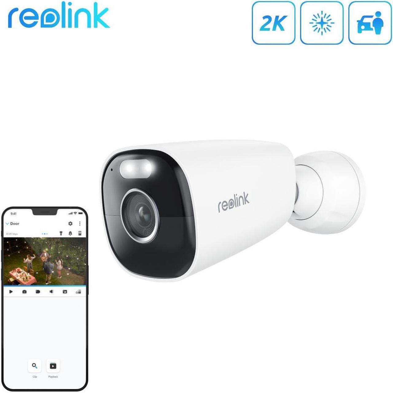 Reolink Argus Eco Pro 5MP 2K WiFi Solar Battery Security Camera with Smart Pet Detection Color Night Vision Two-way Audio 2.4/5 GHz Wi-Fi Wireless Outdoor Camera