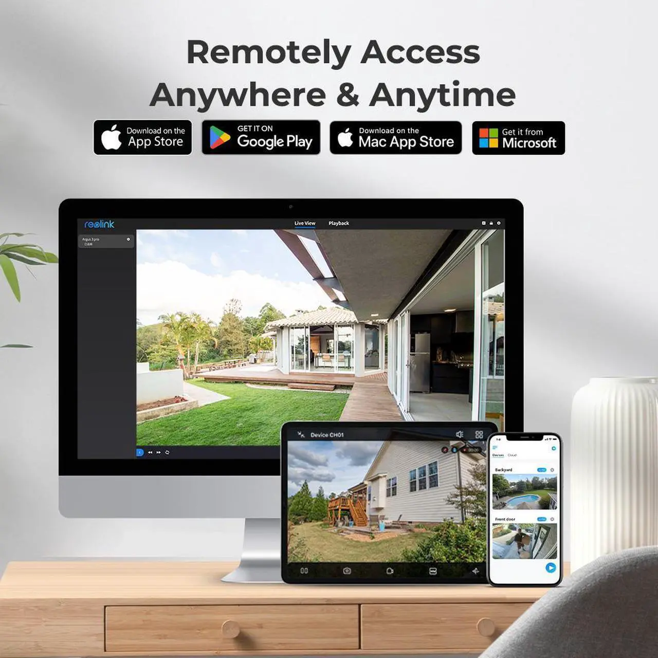 Alt view image 7 of 7 - Reolink 2K Smart Wi-Fi Camera with Color Night Vision and 2.4/5 GHz Wi-Fi
