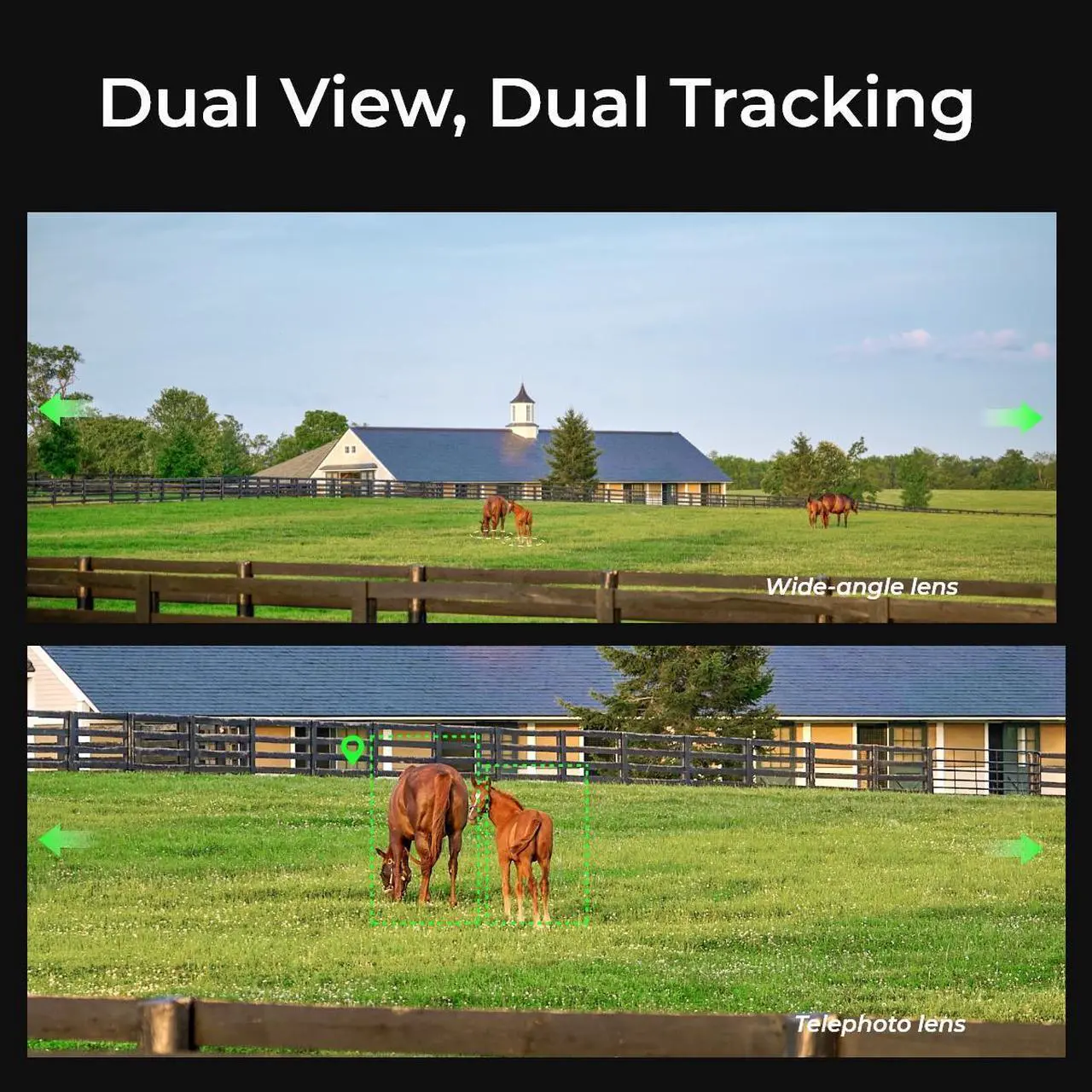 Alt view image 5 of 7 - Reolink 4K 4G LTE Dual-Lens Battery Security Camera with Auto-Zoom Tracking,Dual View, Dual Tracking, Person/Vehicle/Animal Detection