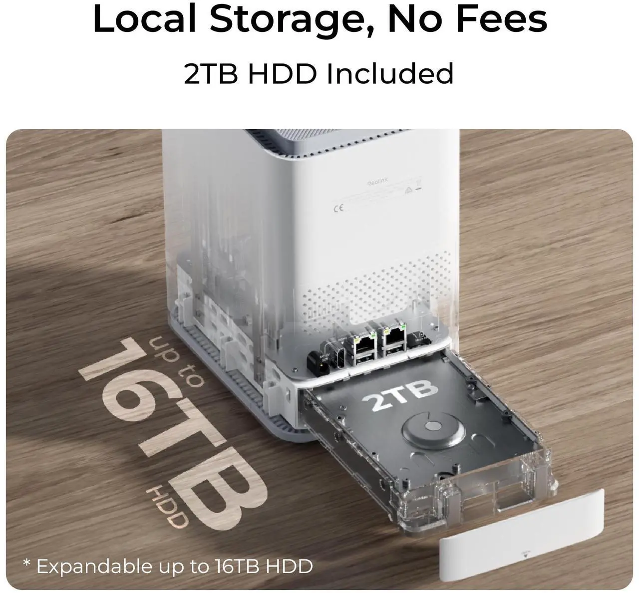 Alt view image 4 of 7 - Reolink Home Hub Pro Wi-Fi 6 Ready Security Center with Built-in 2TB HDD, Centralized Data Management, Encrypted Local Storage, and Support for Up to 24 Reolink Cams