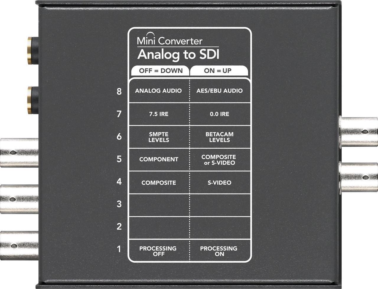 Alt view image 7 of 9 - blackmagic design mini converter  analog to sdi