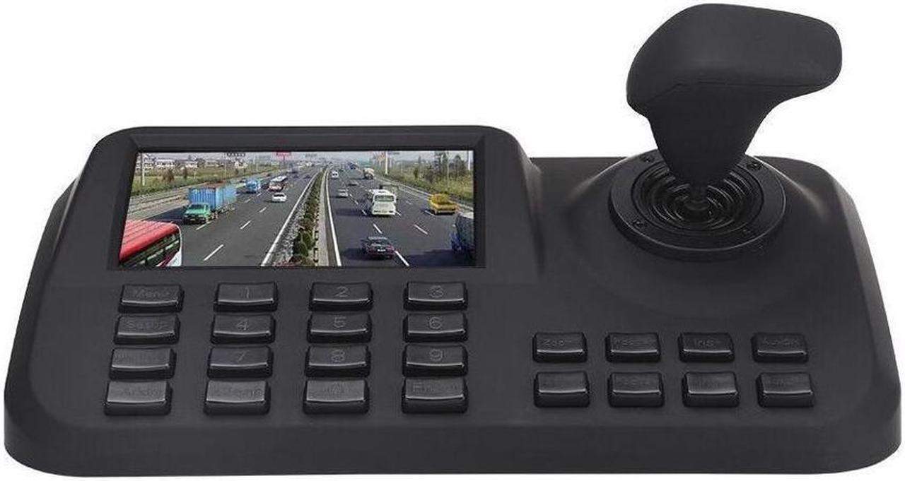 5 Inch PTZ Keyboard Controller 3D Joystick CCTV Security Speed For IP Camera Black  SP-1009B