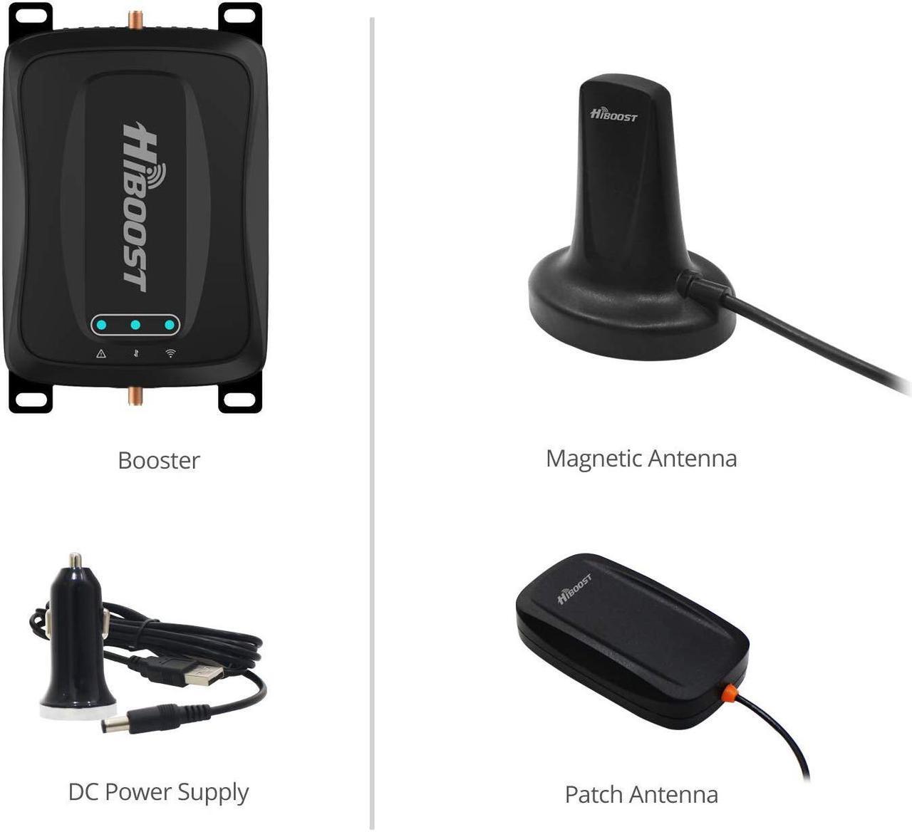 Alt view image 2 of 5 - HiBoost Travel 4G 2.0 Cell Phone Signal Booster for Car and Truck - C27G-5S-BTW