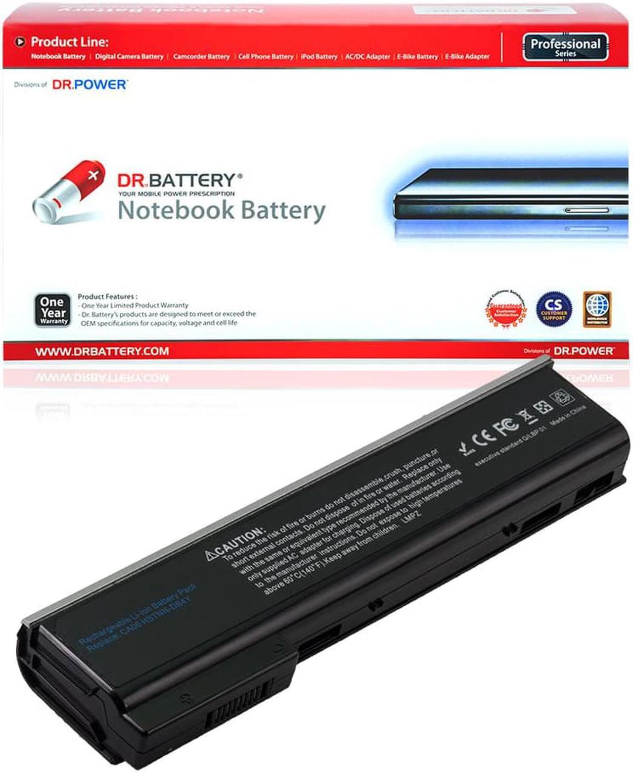 DR. BATTERY CA06 CA06XL Battery Compatible with HP ProBook 640 645 650 655 G0 G1 718754-001 718755-001 718756-001 718757-001 CA09 HSTNN-DB4Y HSTNN-LB4X HSTNN-LB4Y HSTNN-LB4Z [10.8 V / 48Wh]