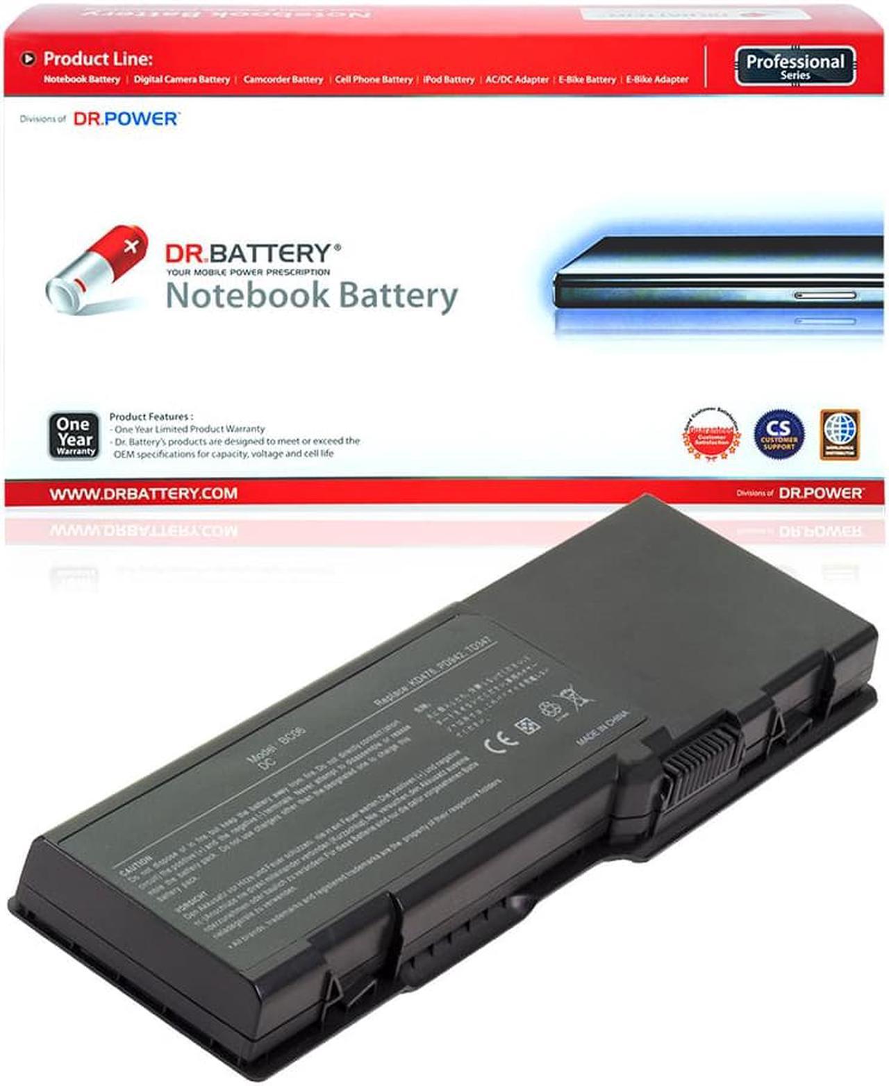 Main image of DR. BATTERY KD476 GD761 Laptop Battery Compatible with Dell Inspiron 6400 Inspiron E1505 Latitude 131L Vostro 1000 Series HJ588 0RD857 XU882 0UD267 HK421 PD946 PR002 TX280 [11.1V / 49Wh]
