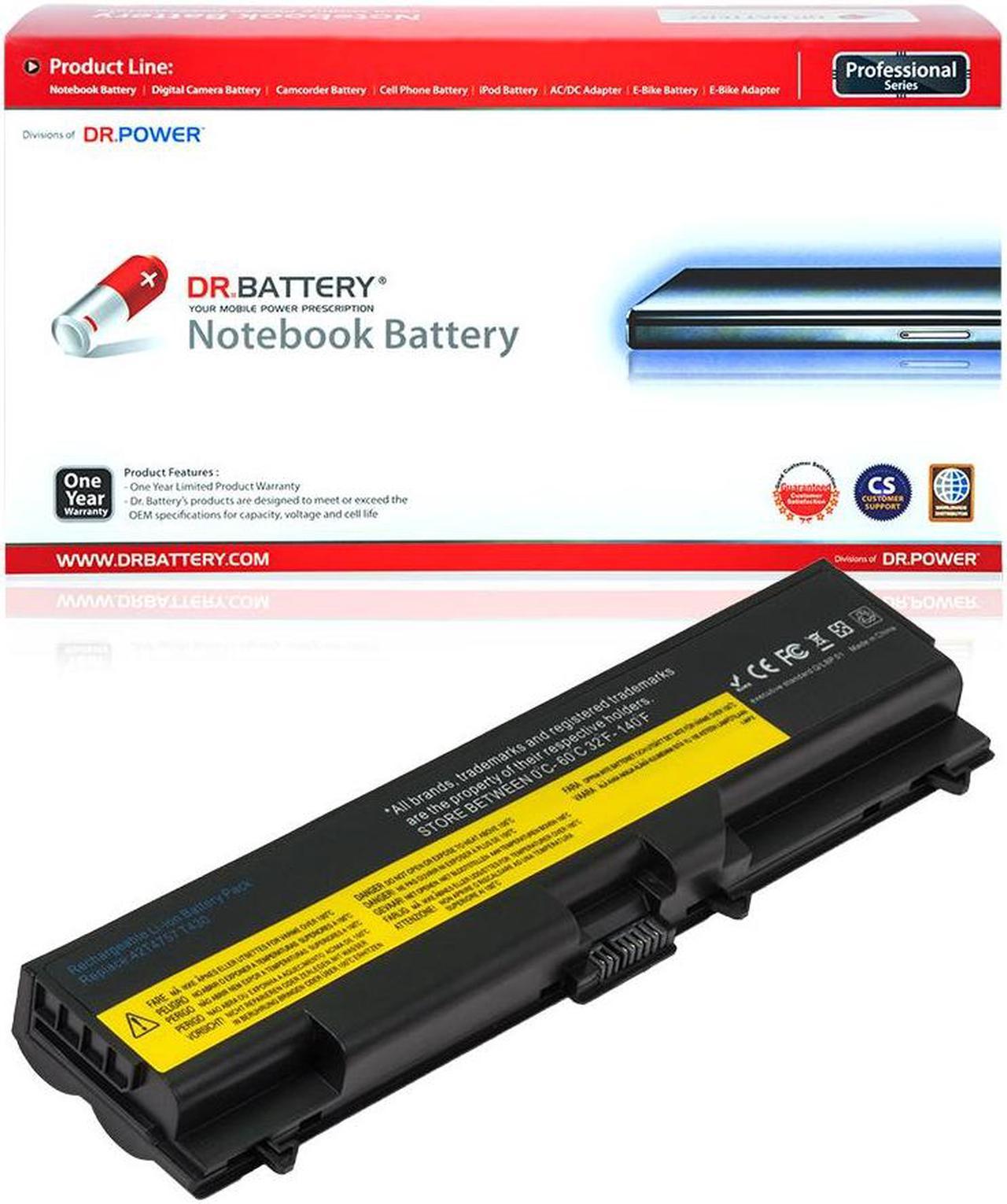 DR. BATTERY 0A36303 Battery Compatible with Lenovo IBM Thinkpad T430i T530 T530i W530 L430 L530 42T4235 42T4702 42T4703 45N1001 45N1005 45N1007 [10.8V / 48Wh]