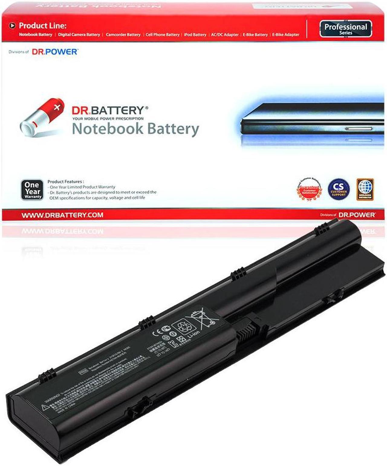 DR. BATTERY 633805-001 Compatible with HP ProBook 4540S 4530S 4440S 4430S 4540 4540S 6460B 633809-001 PR06 PR09 HSTNN-DB2R HSTNN-IB2R HSTNN-LB2R HSTNN-OB2R 633733-1A1 633733-241 [10.8V / 48Wh]