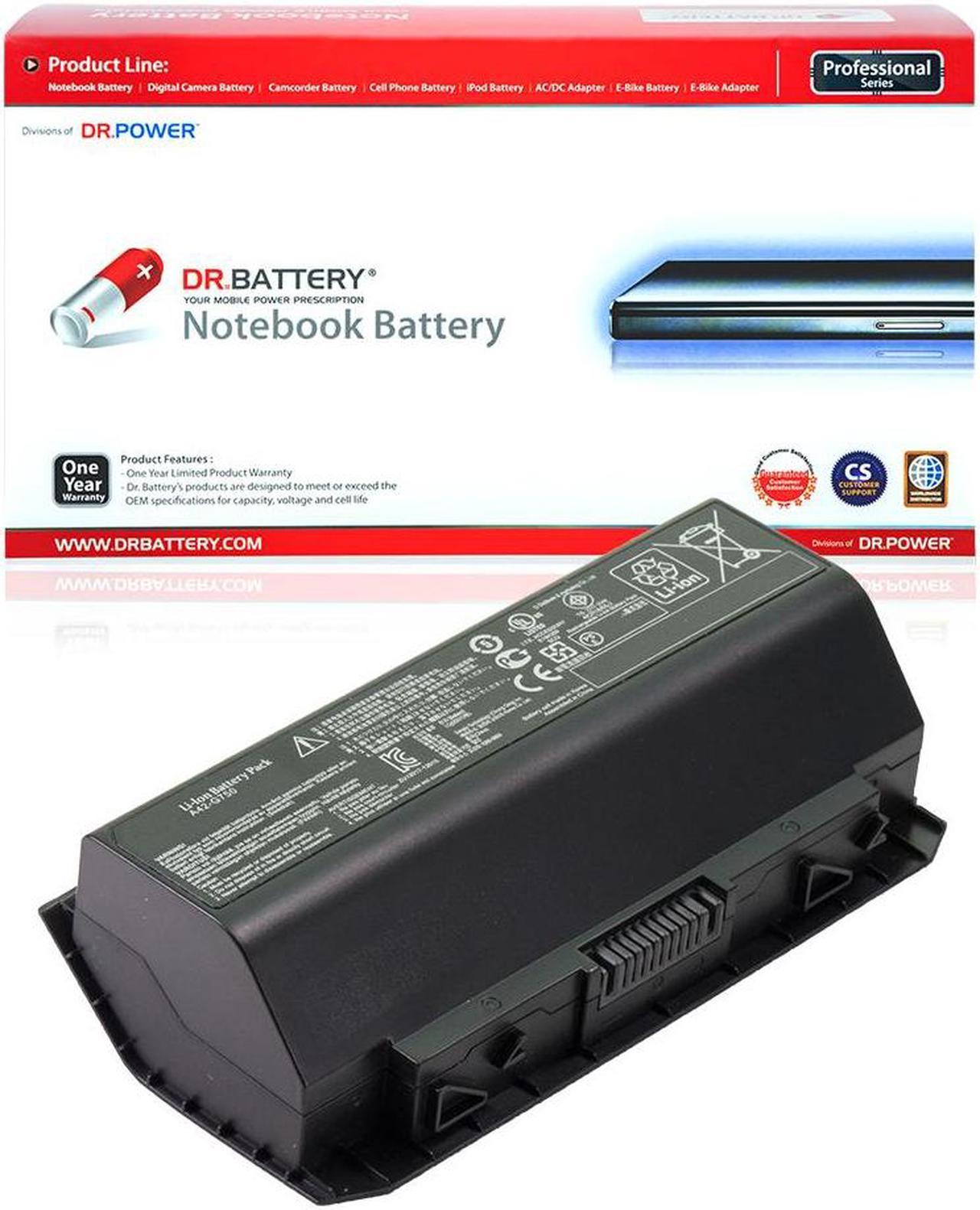 DR. BATTERY A42-G750 Battery Compatible with Asus G750 G750J G750JH G750JM G750JS G750JW G750JX G750JY G750JZ ROG Series 0B110-00200000 [15V / 88Wh]