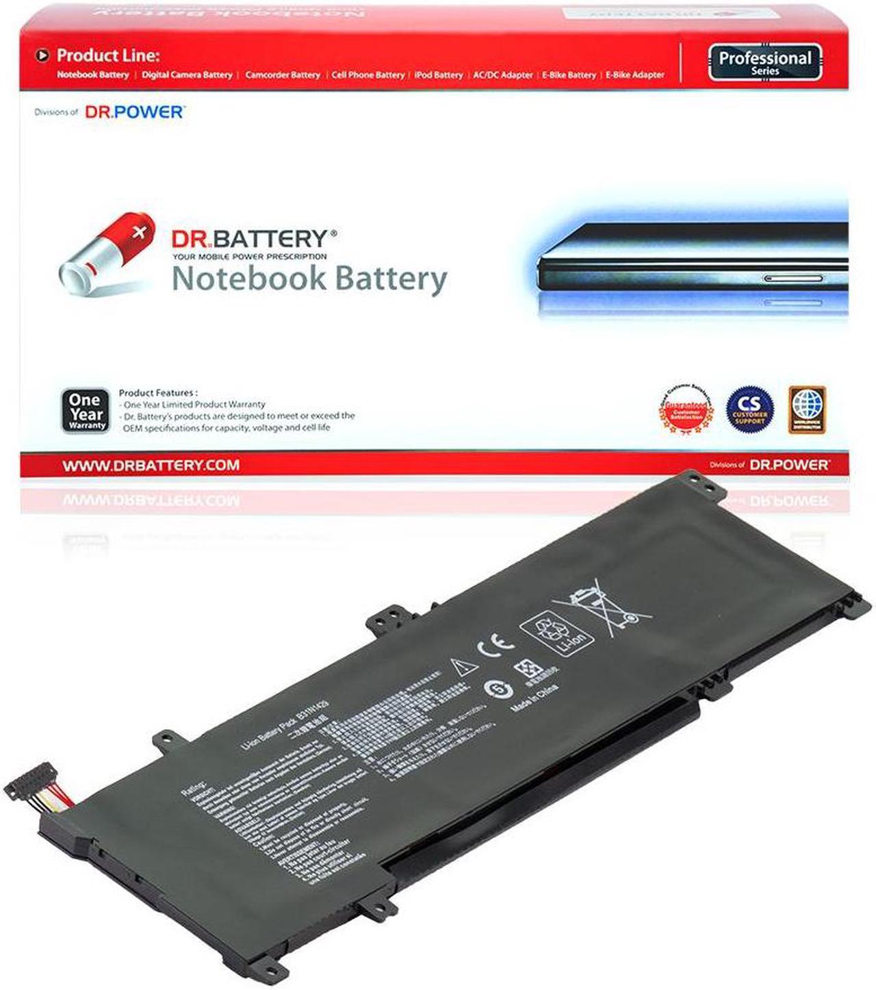 DR. BATTERY B31N1429 Battery Replacement for Asus K501U K501UX K501 B31N1429 K501UB K501LX K501UW K501L 0B200-01460100 [11.4V / 39Wh]