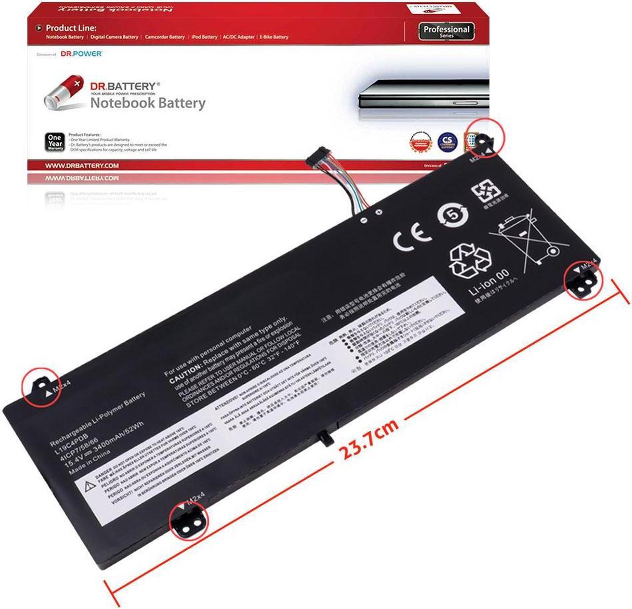 DR. BATTERY L19C4PDB L19M4PDB Laptop Battery for ThinkBook 14sYoga ITL 20WE ThinkBook 14 15 G2 G3 G4 Gen 2 3 4 ITL are ACL ABA IAP Series 20WE0023GE 20WE006PFR 5B10Z21201 5B10Z21209 SB10Z21205