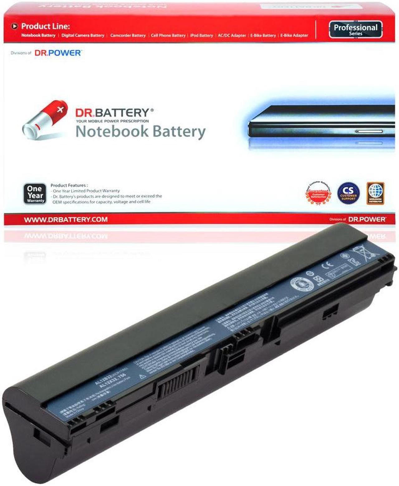 DR. BATTERY AL12B32 Battery Compatible with Acer Aspire One 725 756 V5-121 V5-131 Chromebook C710 AL12A31 AL12B31 AL12B72 AL12X32 KT.00403.004 AK.004BT.098 KT.00407.002 [14.8V / 33Wh]