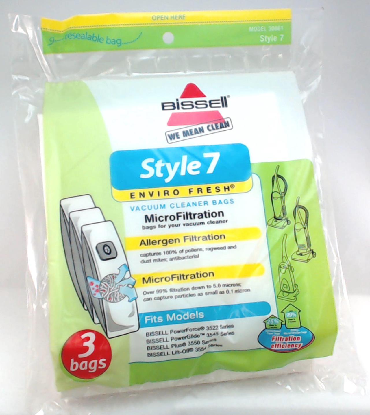 Alt view image 2 of 3 - Style 7 Bag Bissell Vacuum Cleaner Bags 32120 011120000511