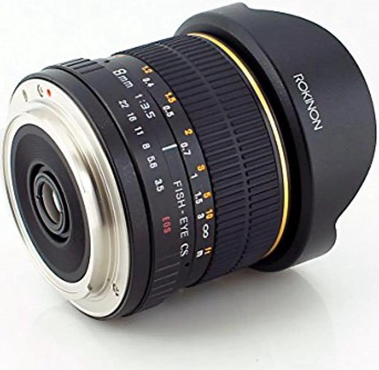 Alt view image 5 of 13 - Rokinon FE8M-N 8mm F3.5 Fisheye Fixed Lens for Nikon (Black)