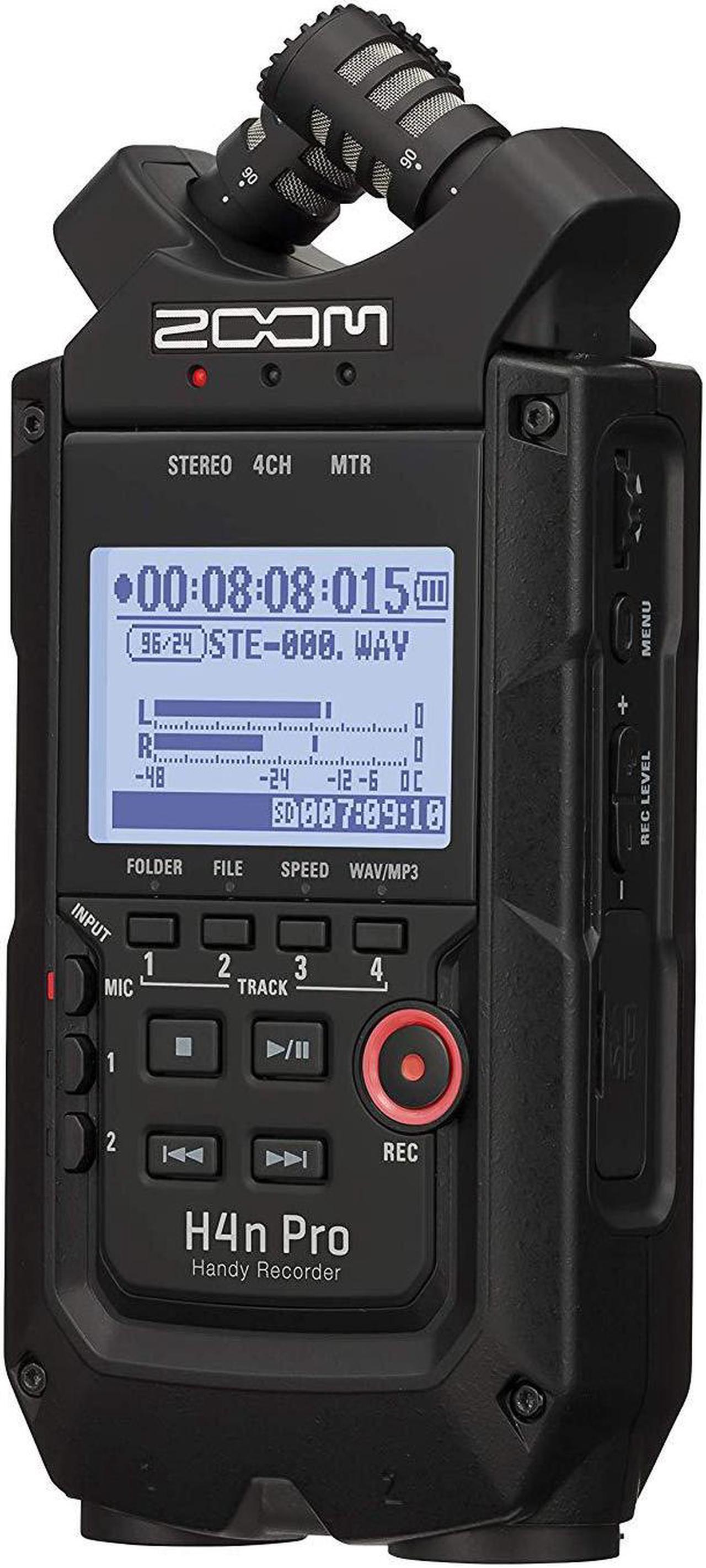 Alt view image 4 of 20 - Zoom Digital Multitrack Recorder (H4n Pro All Black)