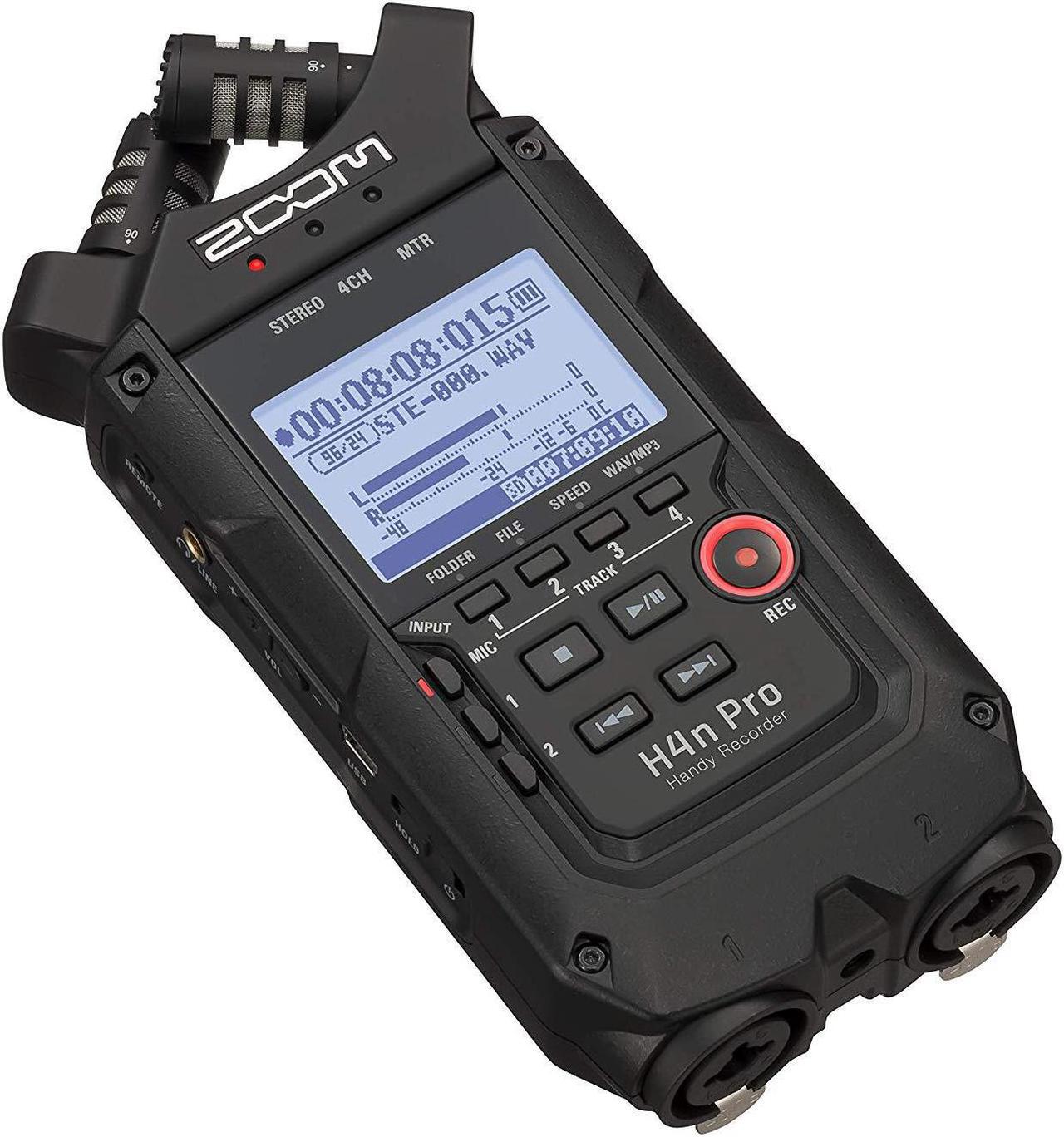 Alt view image 3 of 20 - Zoom Digital Multitrack Recorder (H4n Pro All Black)