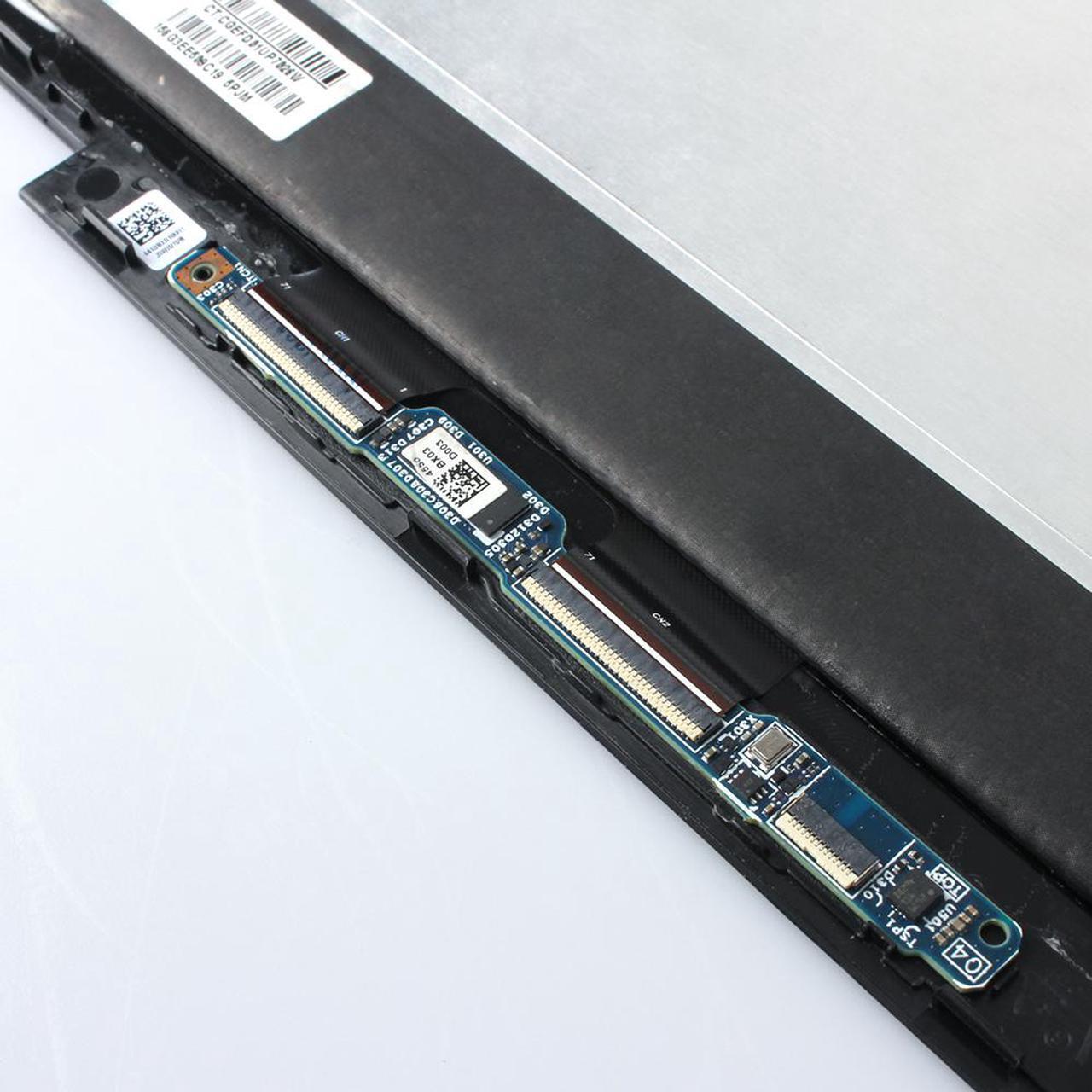 Alt view image 4 of 6 - Screen Replacement for HP Envy X360 15-BQ 15M-BQ 15-BQ110NR 15-BQ210NR 15-BQ275NR 925736-001 15.6" FHD LED LCD Display Touch Screen Digitizer Assembly w/ Touch Control Board + Bezel