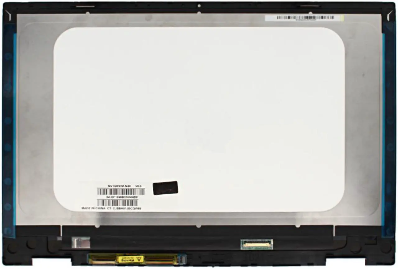 Alt view image 2 of 3 - Screen Replacement for HP Pavilion X360 14M-DW 14M-DW0023DX 14M-DW1023DX L96515-001 14.0" 1920x1080 LED LCD Display Touch Screen Assembly w/Bezel w/Touch Control Board