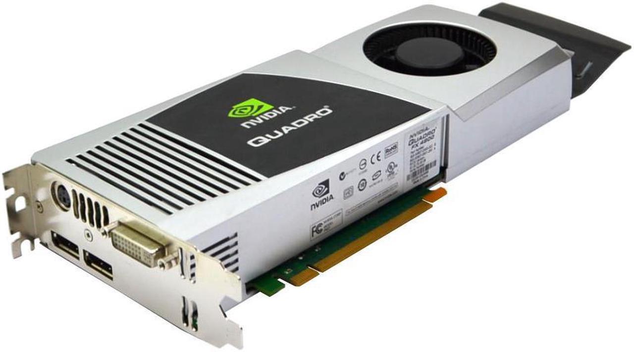 Main image of Quadro FX 4800 490566-003 Nvidia FX4800 1.5GB PCI-EXPRESS Graphics Video Card 536796-001 PCI-EXPRESS Video Cards