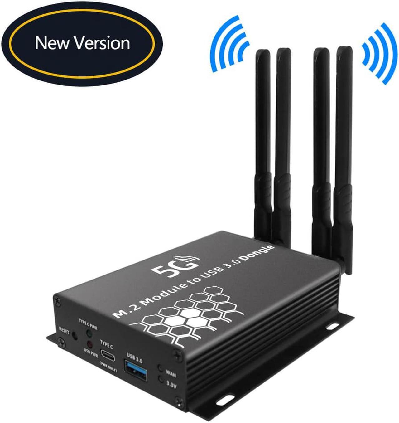 Main image of NGFF(M.2) 4G/5G Module to USB 3.0 Adapter with auxiliary power