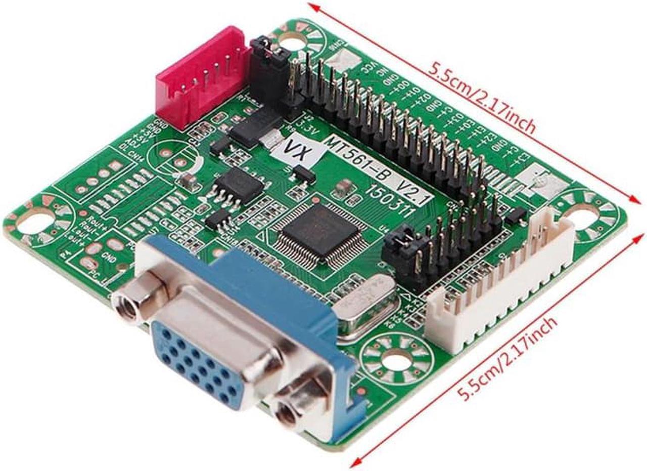 Alt view image 4 of 5 - LCD Monitor Driver Controller Board for 8-42 Inch 5V Universal Wide LVDS for MT6820 GOLD-A7