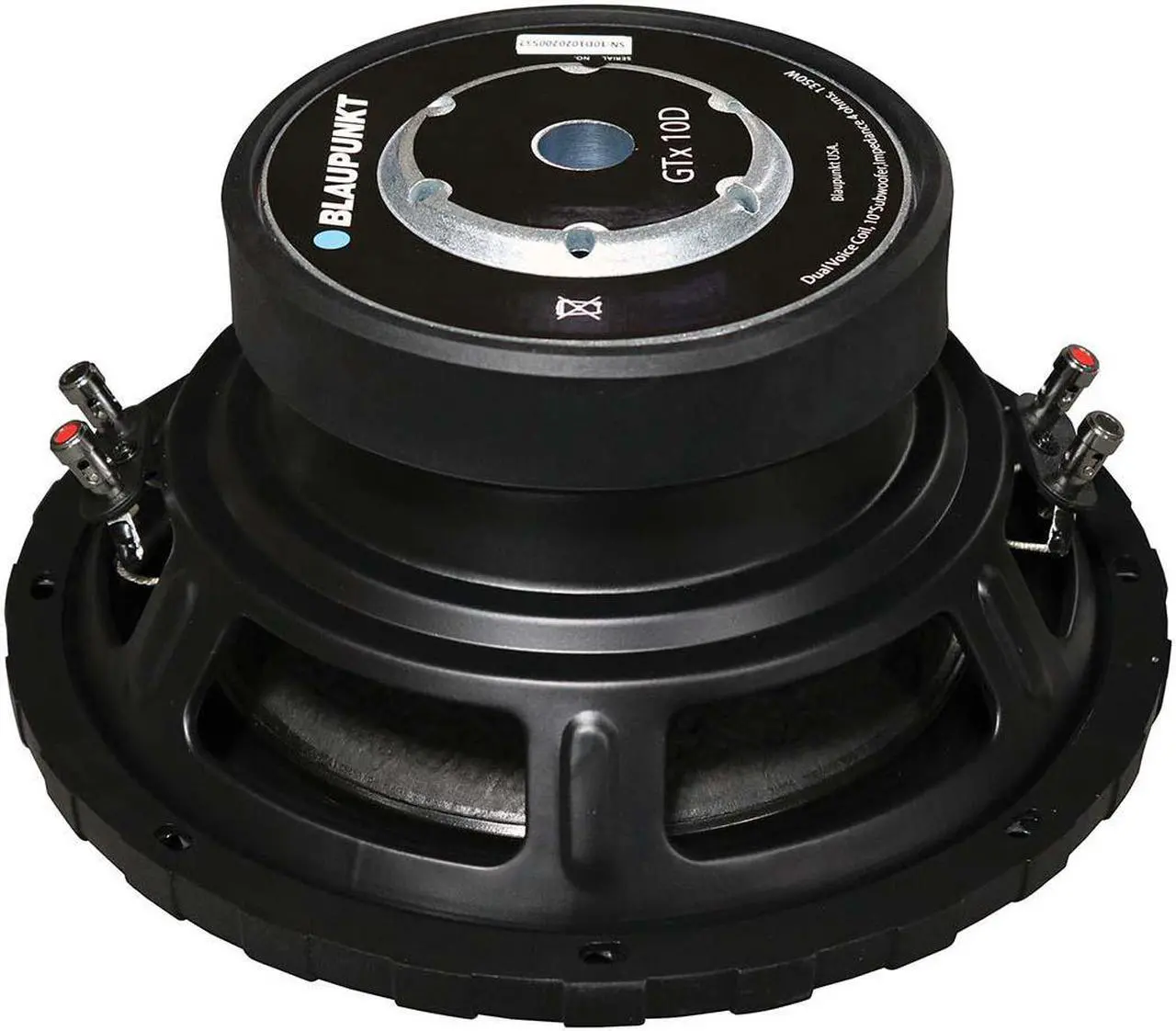 Alt view image 4 of 6 - blaupunkt gtx10d 10" car subwoofer non pressed paper cone 1350 watts asv coils