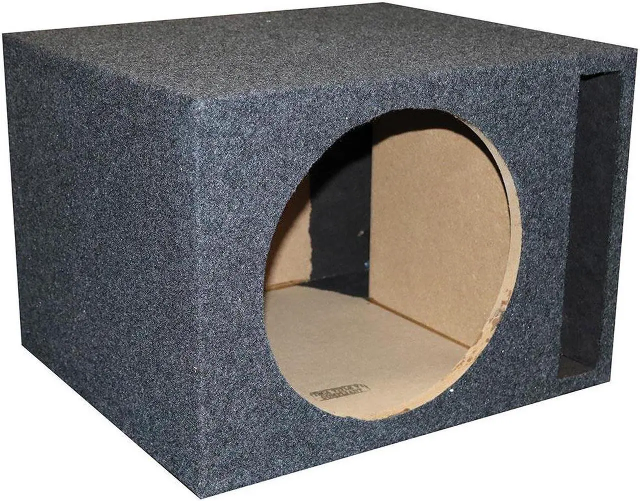 Alt view image 6 of 6 - Q Power Single 10 in. Vented Unloaded Box - SBASS10V
