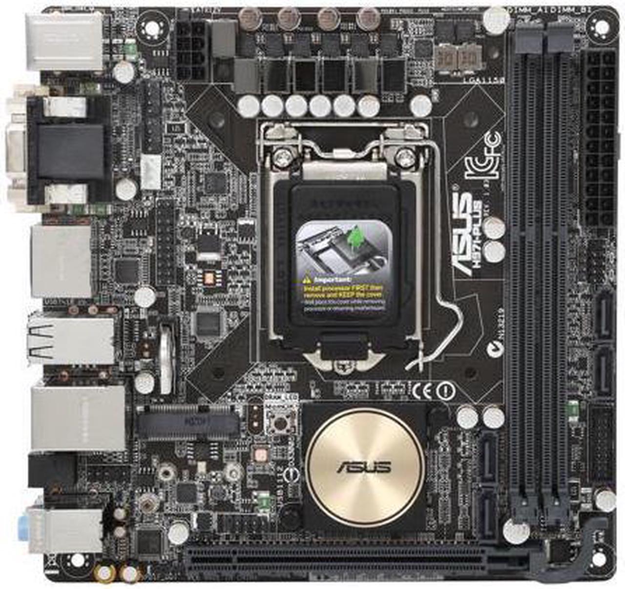 ASUS H97I-PLUS LGA 1150 Intel H97 SATA 6Gb/s USB 3.0 HDMI Mini ITX Intel Motherboard