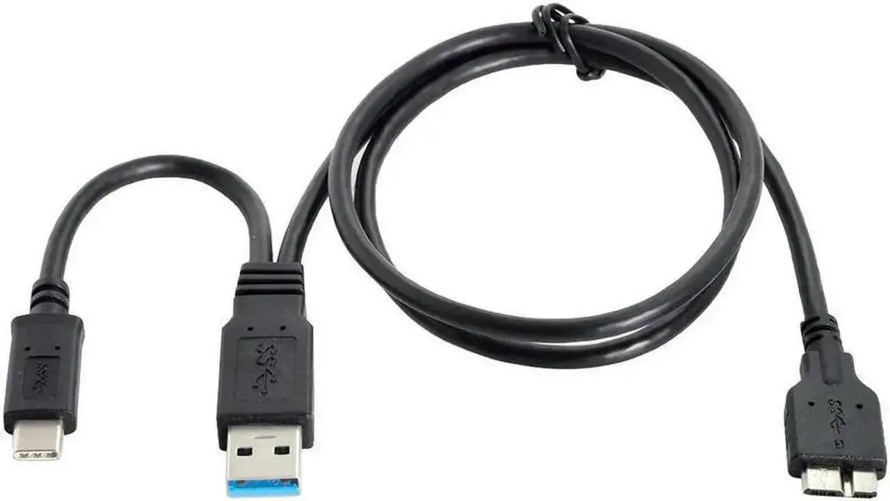 Main image of Aomoproing FOR Micro USB 3.0 Target Data Cable to USB-C USB 3.1 Type-C USB3.0 Type-A Host for Disk