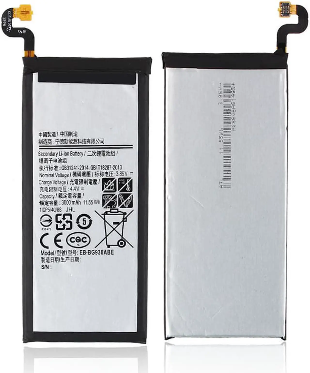 Alt view image 3 of 3 - Original OEM 3000mAh Li-ion Replacement Battery For Samsung Galaxy S7 EB-BG930ABE G930