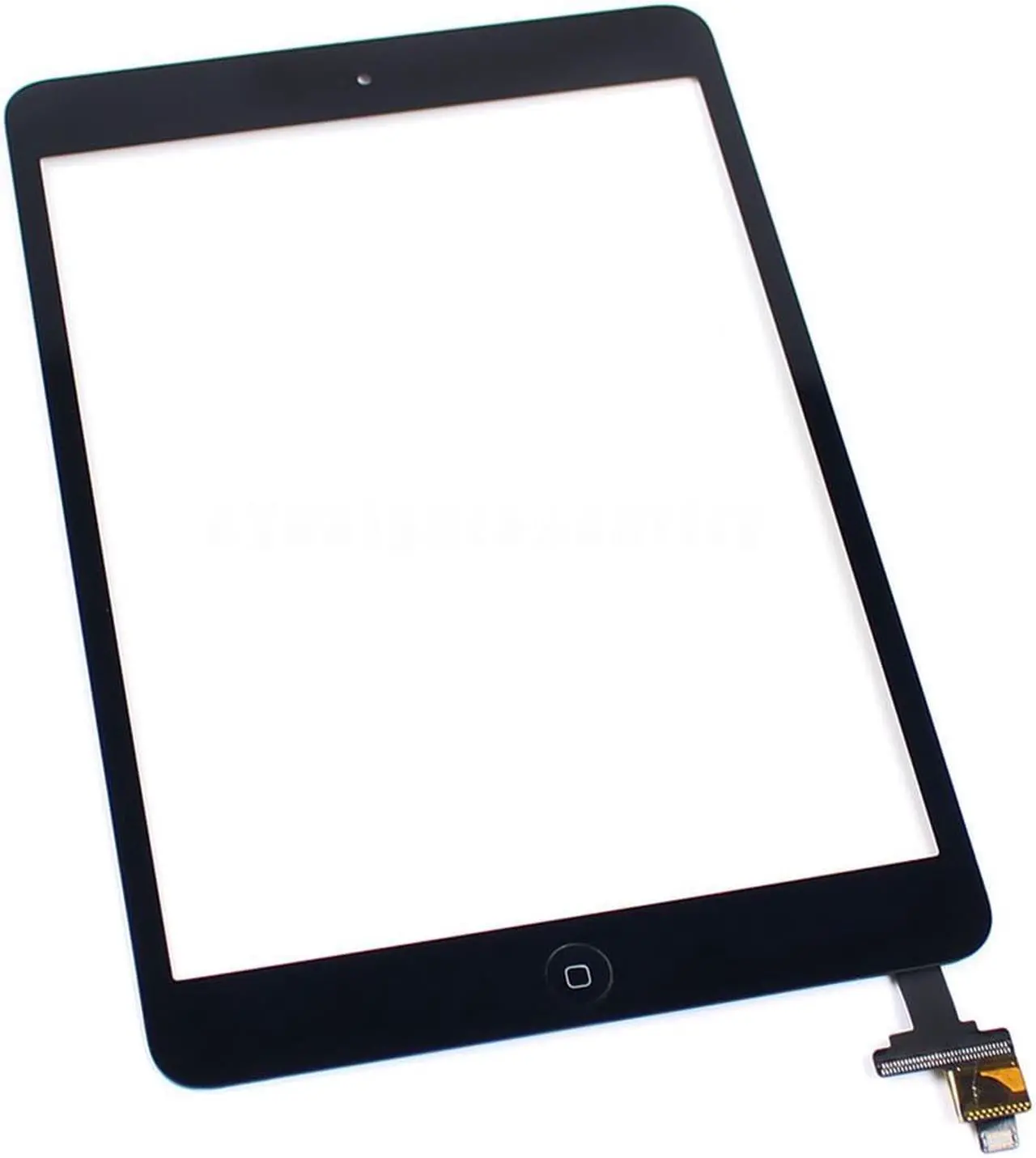 Main image of New Black Touch Screen Glass Digitizer Replacement+ IC+Home Button for iPad Mini 1 2