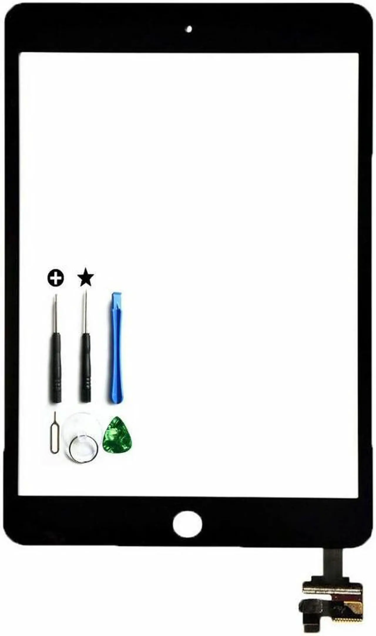 Alt view image 3 of 6 - New For iPad Mini 3 3rd Gen A1599 A1600 A1601 Black Touch Screen Digitizer IC Button