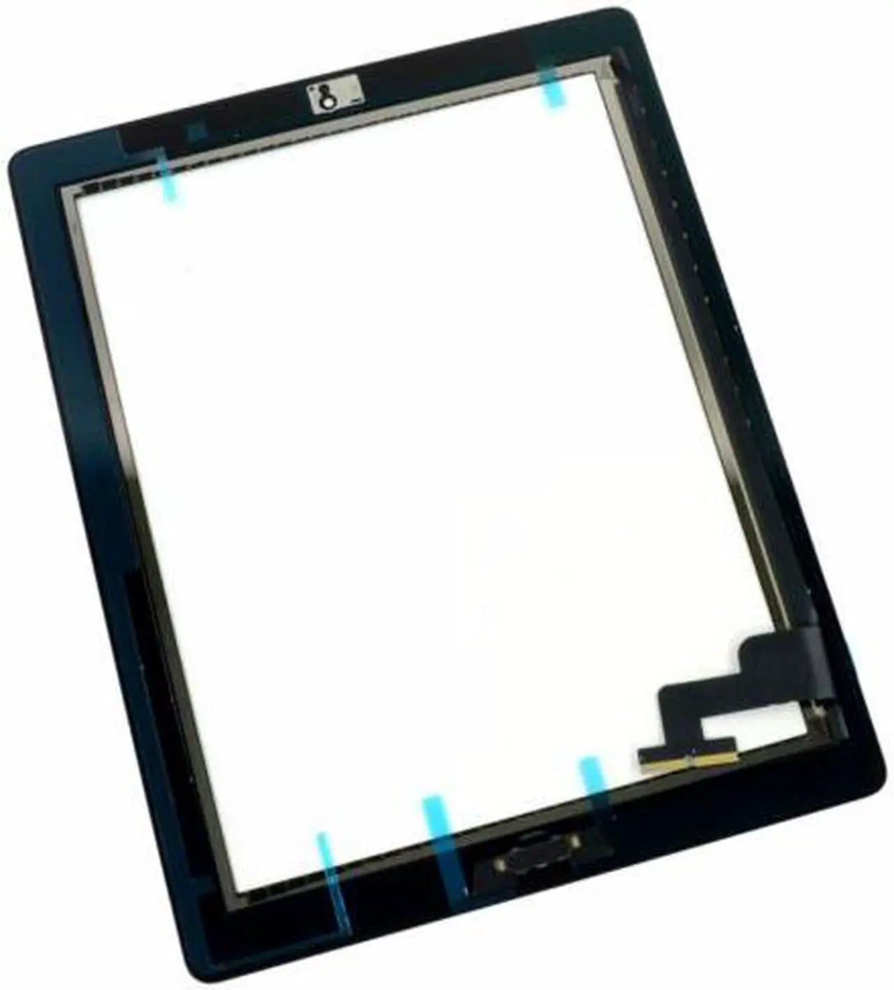 Main image of New Black Screen Glass Digitizer replacement for iPad 2 A1395 A1397 A1396 with Home Button + Tools