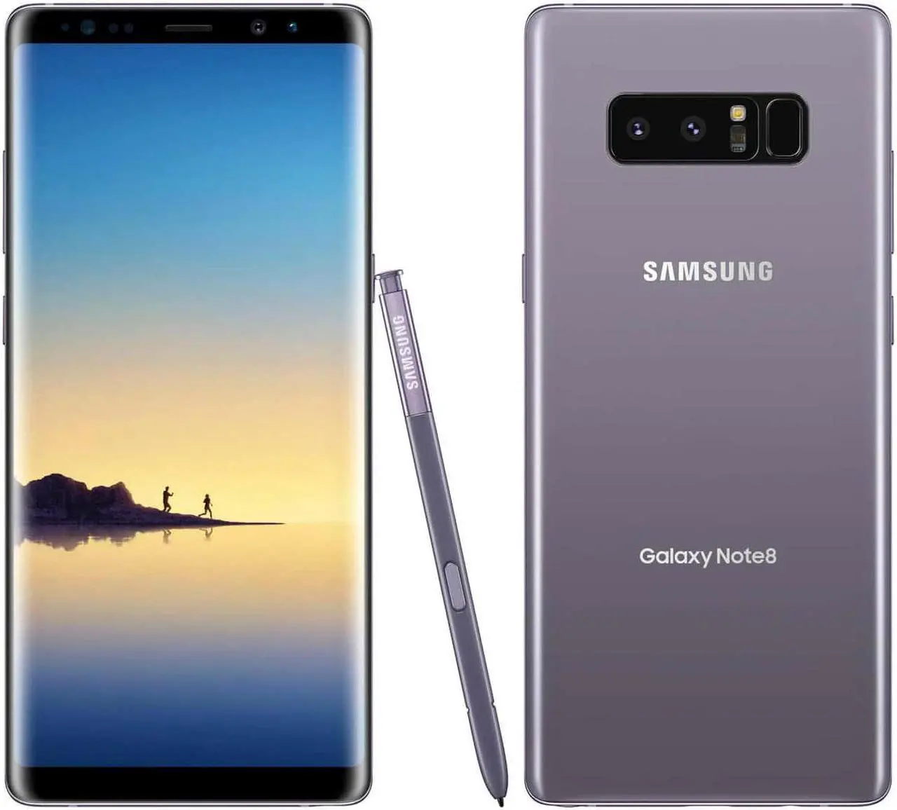 Alt view image 3 of 4 - Samsung Galaxy Note 8 SM-N950 64GB GSM Unlocked Orchid Grey