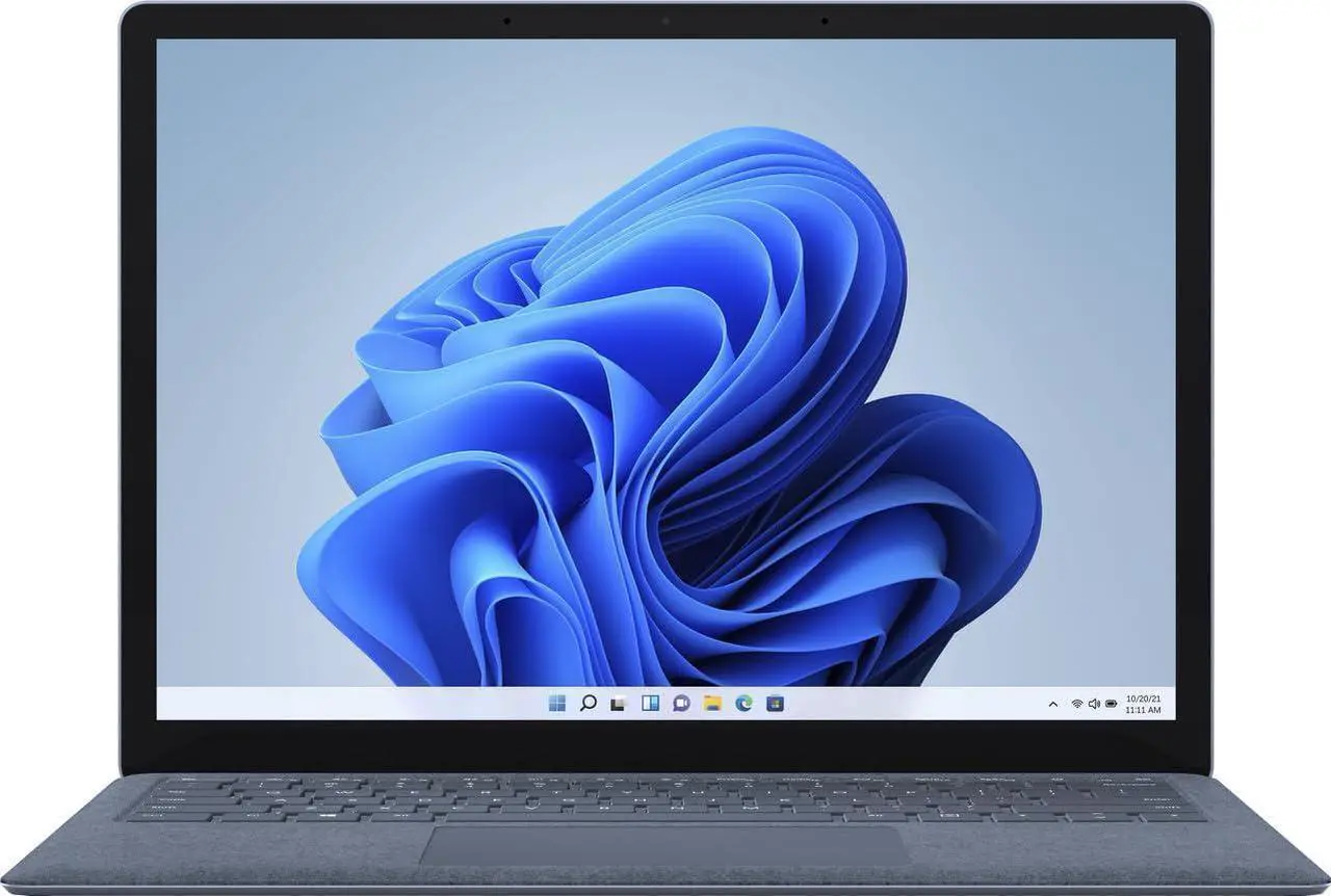 Main image of Microsoft Surface Laptop 4 5BT-00024 Intel Core i5 11th Gen 1135G7 (2.40 GHz) 8 GB LPDDR4X Memory 512 GB SSD Intel Iris Xe Graphics 13.5" PixelSense Touchscreen Windows 10 Home 64-bit - Ice Blue