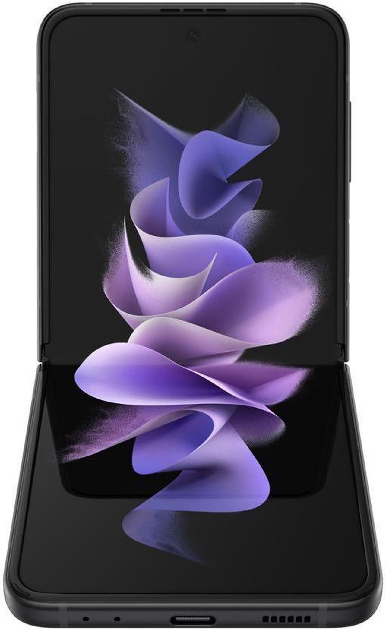 Alt view image 2 of 4 - Samsung Galaxy Z Flip 3 5G 128GB UNLOCKED - Phantom Black