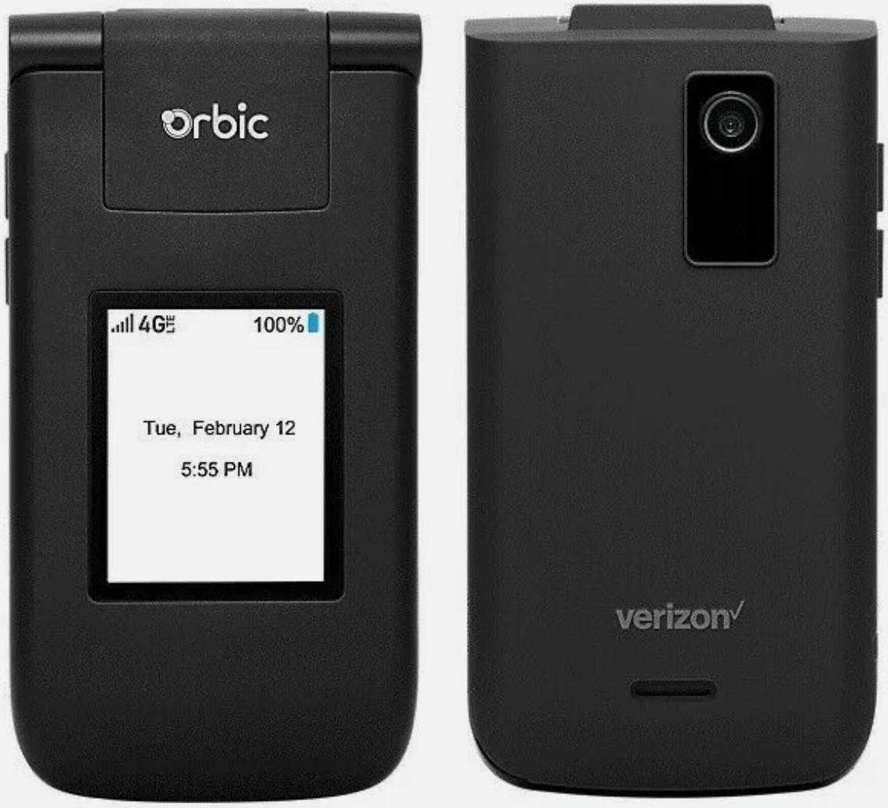 Orbic Journey Postpaid 4G LTE 8GB Flip Phone Spectrum Unlocked - Grade A+