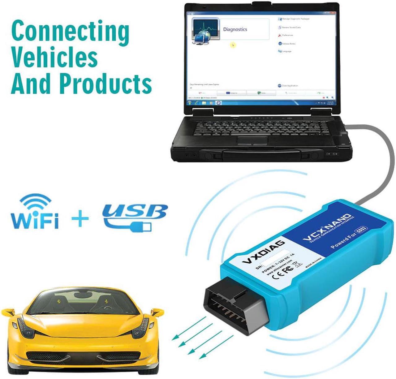 Alt view image 3 of 7 - VXDIAG VCX Nano GDS2 and Tech2Win Diagnostic Programming System for GM/Opel WiFi Version