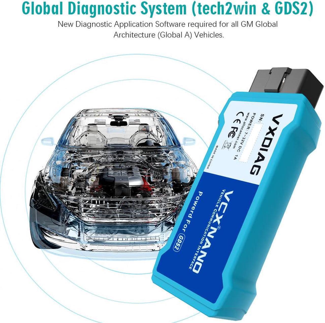 Alt view image 5 of 7 - VXDIAG VCX Nano GDS2 and Tech2Win Diagnostic Programming System for GM/Opel WiFi Version