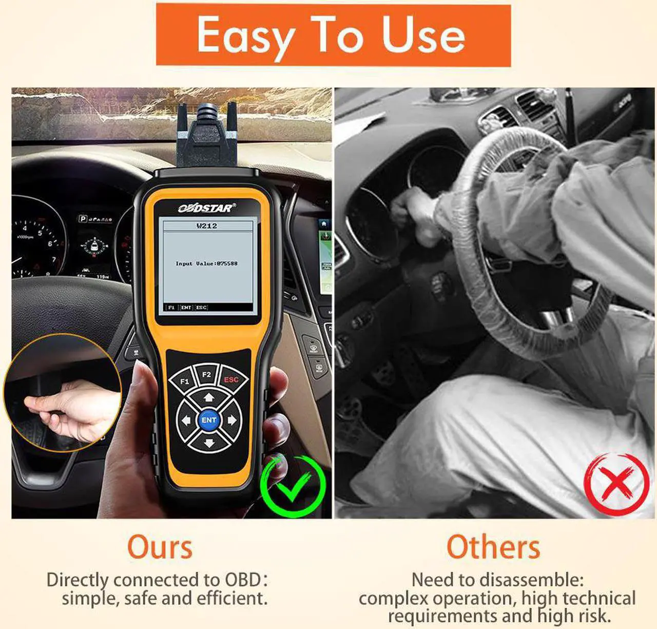 Alt view image 4 of 7 - OBDSTAR X300M Special for Odometer Adjustment and OBDII Support Mercedes Benz & MQB VAG KM Function