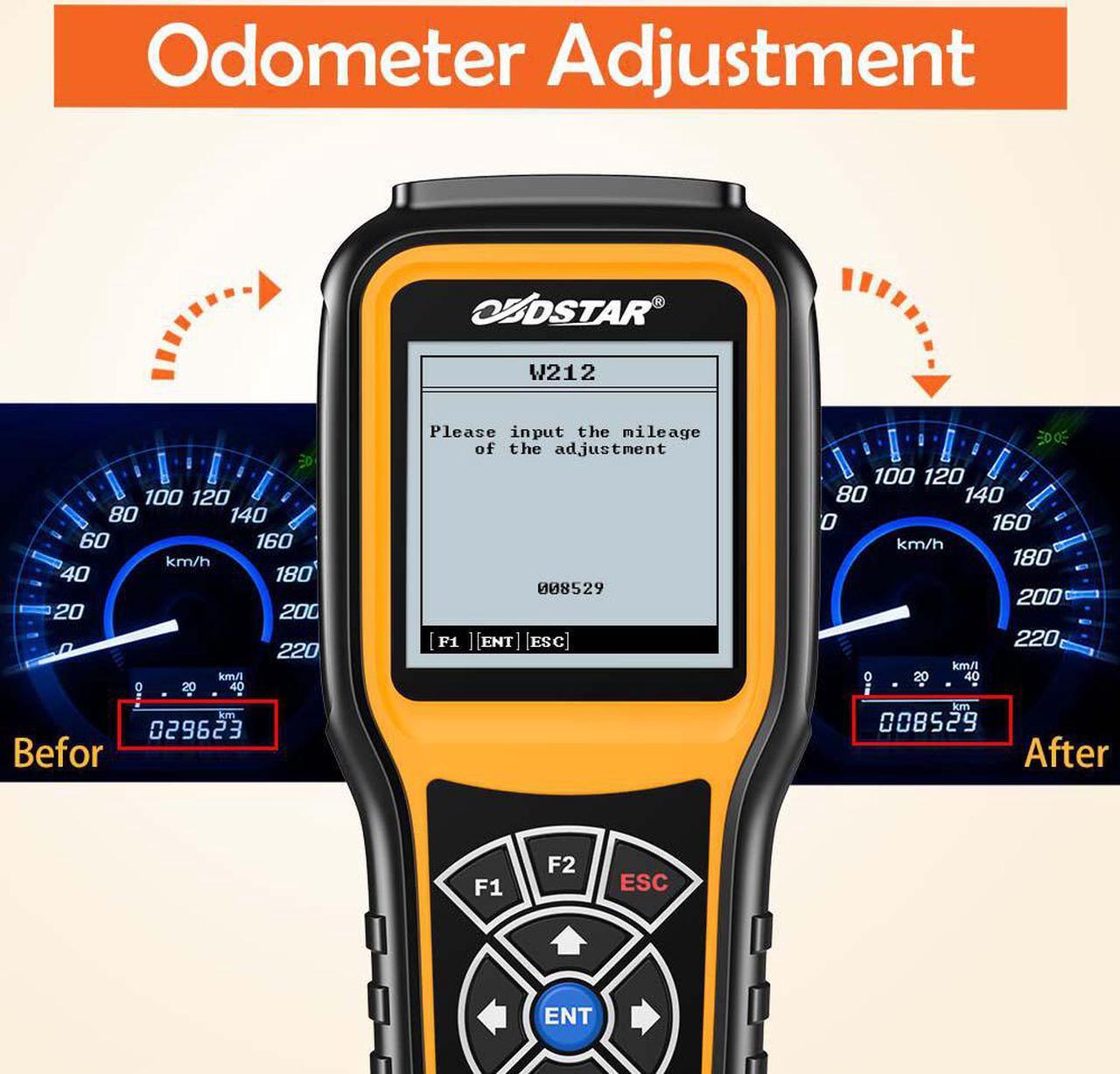 Alt view image 3 of 7 - OBDSTAR X300M Special for Odometer Adjustment and OBDII Support Mercedes Benz & MQB VAG KM Function