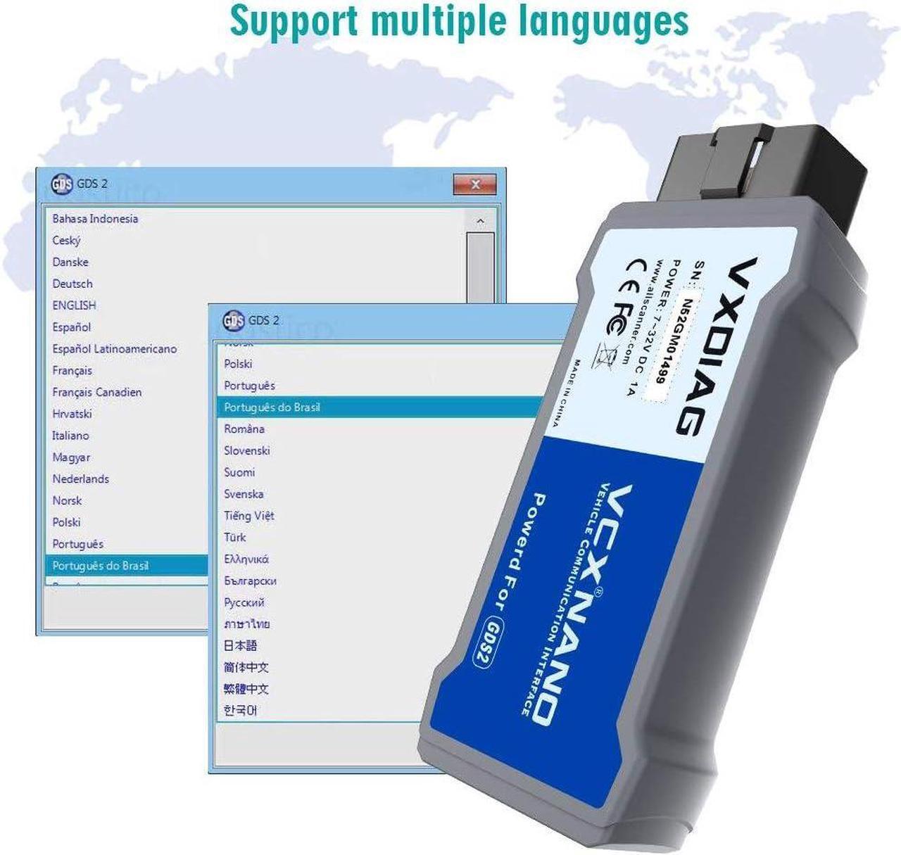 Alt view image 4 of 4 - VXDIAG VCX Nano Multiple GDS2 and TIS2WEB Diagnostic/Programming System for GM/Opel
