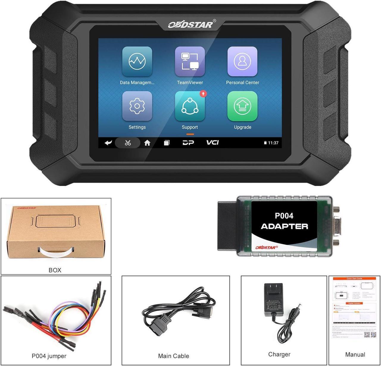 Alt view image 5 of 5 - OBDSTAR P50 Airbag Reset Tool SRS Reset Equipment with CAN FD Adapter Support Hyundai/Kia/Toyota Bench Airbag Reset & SAS Reset Function