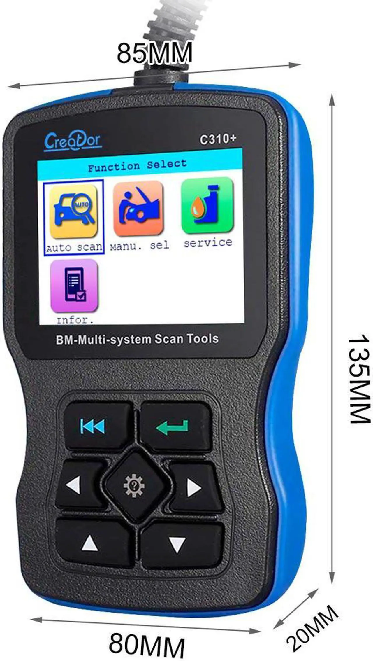 Alt view image 5 of 7 - Creator C310+ Code Scanner, Code Reader Compatible For BMW/Mini Multi System