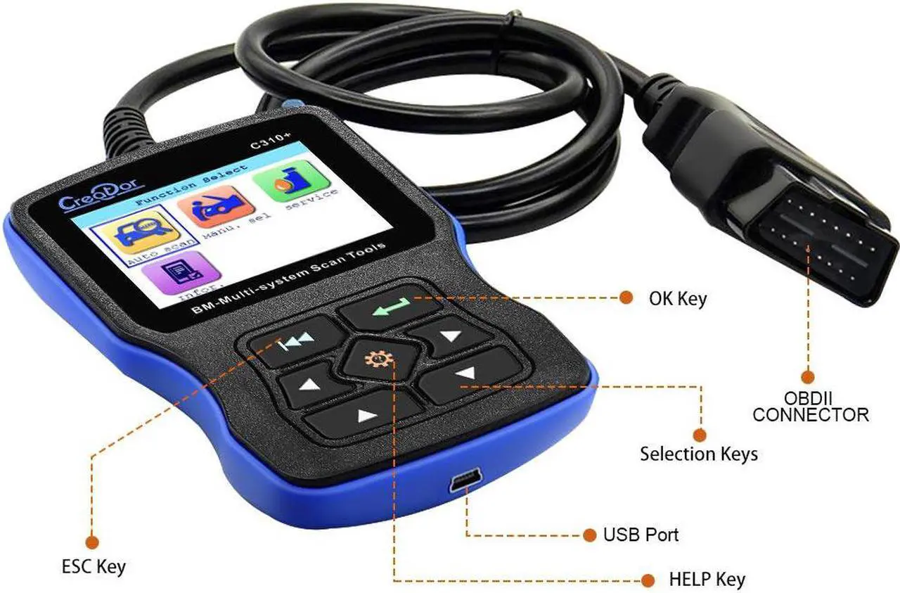 Alt view image 6 of 7 - Creator C310+ Code Scanner, Code Reader Compatible For BMW/Mini Multi System