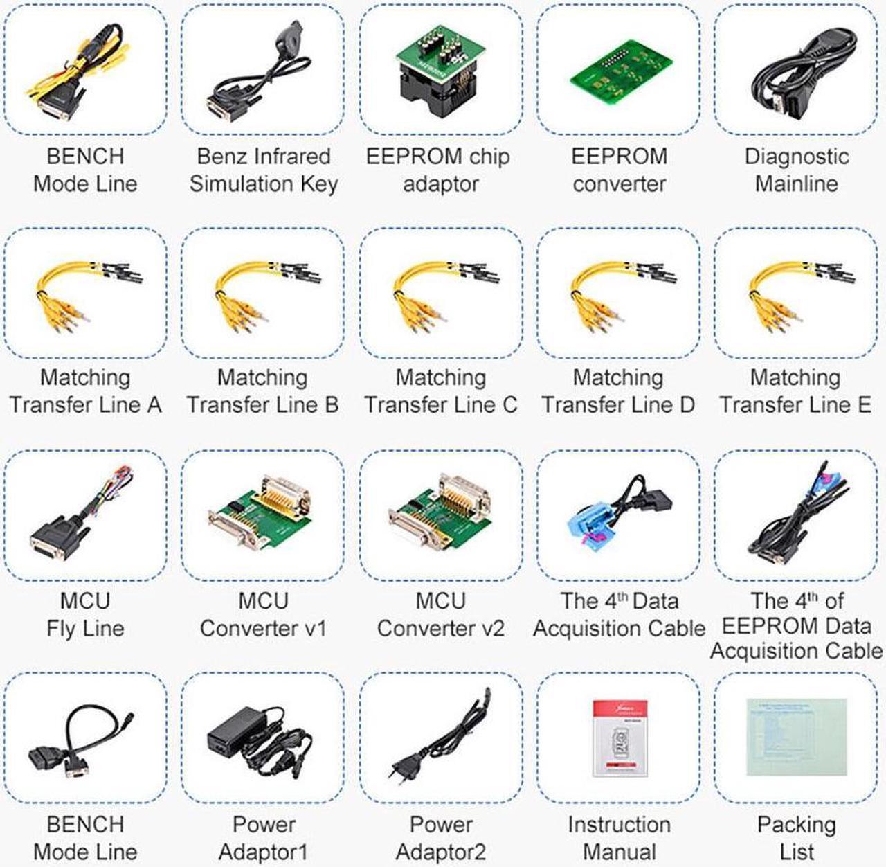 Alt view image 5 of 6 - LAUNCH X-431 GIII X-PROG 3 Car Key Programming Scan Tool with EEPROM Adapter for X431 V/V+, PRO 3, PRO 3S+, PRO 5, PAD III and PAD V, etc. Advanced Immobilizer & Key Programmer