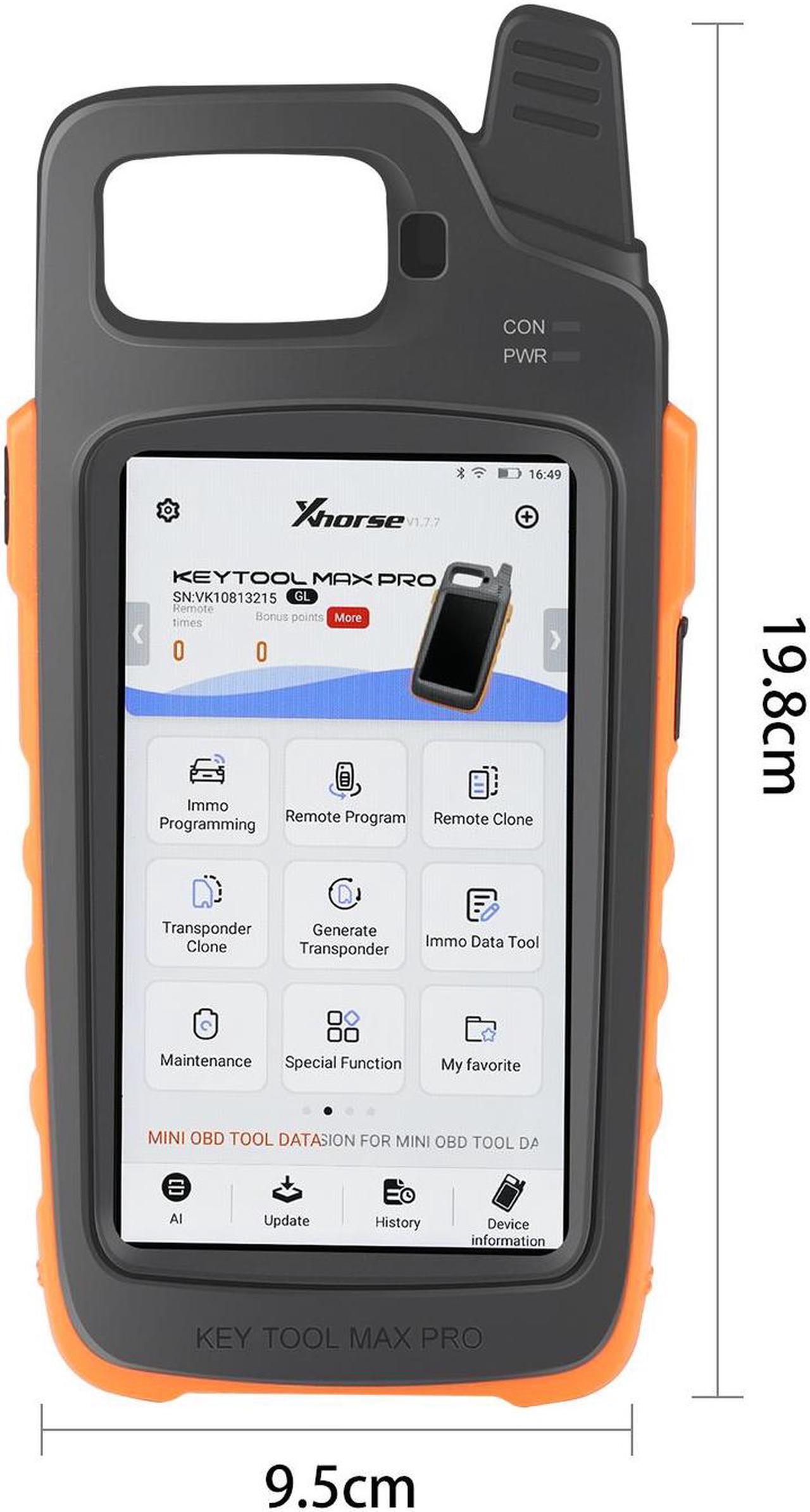 Alt view image 5 of 7 - Xhorse VVDI Key Tool Max Pro With Mini OBD Tool Function Support TPMS, CAN FD, Read Voltage, Leakage Current and BMW CAS1-CAS3 IMMO