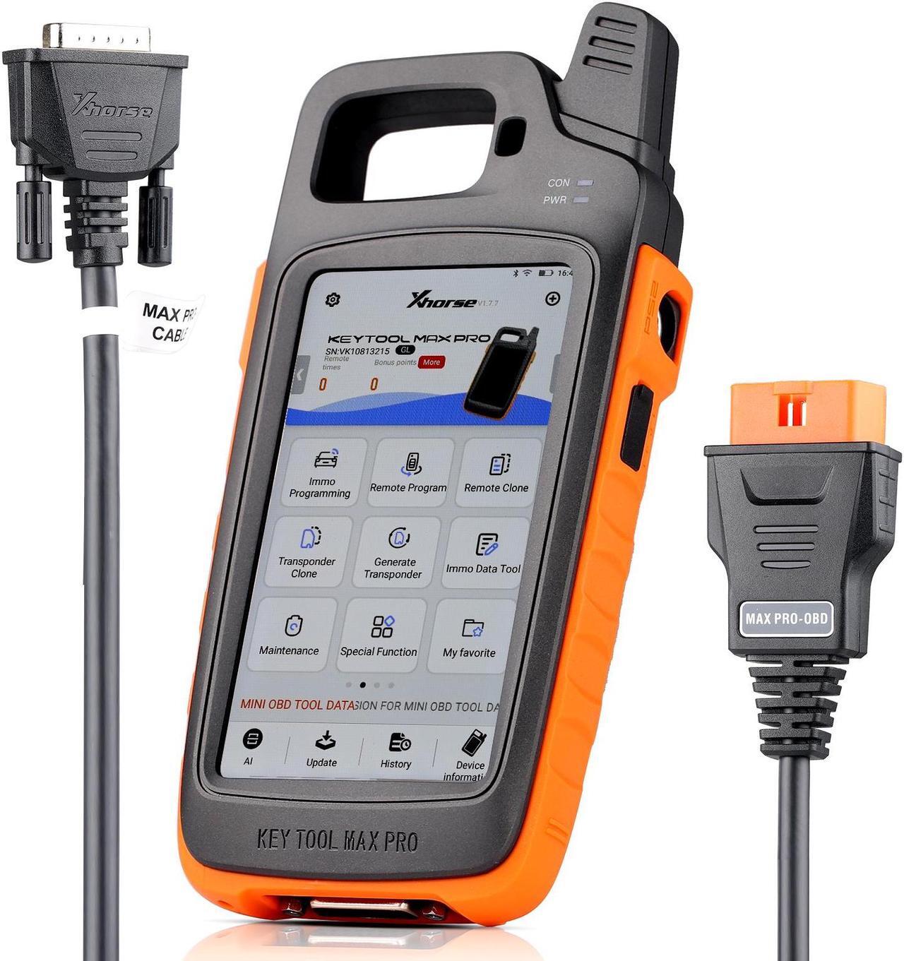 Alt view image 6 of 7 - Xhorse VVDI Key Tool Max Pro With Mini OBD Tool Function Support TPMS, CAN FD, Read Voltage, Leakage Current and BMW CAS1-CAS3 IMMO